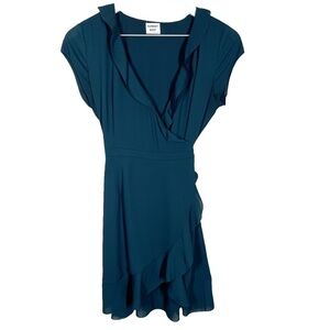 Aritzia Sunday Best Savoy Ruffle Wrap Dress Womens Size 0